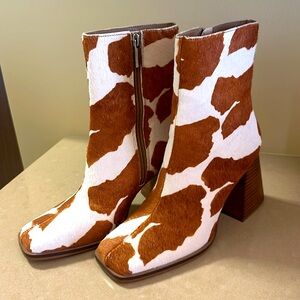 Steve Madden Cow Print Boots